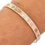 Gucci 18K Rose Gold Enamel Icon Blossom Bracelet