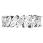 Estate 4.50cts Marquise Diamond  Eternity Gold Band Ring