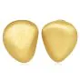 MAZ 18K Elegant Brushed Gold Clip-On Earrings