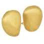 MAZ 18K Elegant Brushed Gold Clip-On Earrings