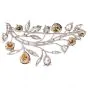 Estate 16.52ct GIA Natural Fancy Diamond Leaf Pin Brooch