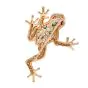 Oscar Heyman 7.27cts Diamond Frog Gold Pin Brooch