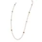 Estate 1960s 7.50cts Diamond Pearl 18K Gold Long Statement Necklace|Dover Jewelry|