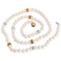 Estate 1960s 7.50cts Diamond Pearl 18K Gold Long Statement Necklace|Dover Jewelry|