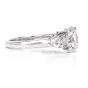 GIA Certified 3.41cts Round Brilliant Cut Diamond Platinum Engagement Ring