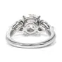 GIA Certified 3.41cts Round Brilliant Cut Diamond Platinum Engagement Ring