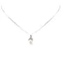 Vintage 2.49 carats Briolette Diamond 18K Gold Pendant Necklace