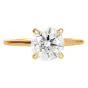GIA 2.02 Brilliant Round 18K Gold Solitaire Engagement Ring|Dover Jewelry|