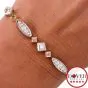 Michael Beaudry 4.30ct Pink Yellow Diamond Platinum Gold Bracelet