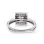 GIA Asscher Cut Diamond Platinum Engagement Ring