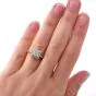 GIA Asscher Cut Diamond Platinum Engagement Ring