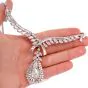 Celebrity 33.01cttw Baguettes Pear Diamond Platinum Drop Necklace|Dover Jewelry|