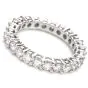 Estate  Natural Diamond Platinum Eternity Band RIng