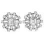 GIA 7.42cttw Diamond Platinum Star Statement Earrings|Dover Jewelry|