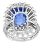 Tiffany & Co. Burma Sapphire 21.50cts Diamond Platinum Cocktail Ring|Dover Jewelry|