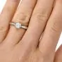 Chimento Diamond 18K White Gold Italian Engagement Ring 