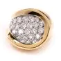 1970's Kutchinsky Diamond 18-Karat Yellow Gold Cocktail Ring