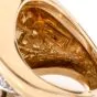 1970's Kutchinsky Diamond 18-Karat Yellow Gold Cocktail Ring