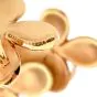  Angela Cummings 1980s Yellow Gold  Clip-on Flower Earrings