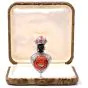Giulio Nardi Antique Coral Blackamoor diamond 18k-Gold Lapel Brooch