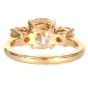 GIA 2.03cts J VVS2 14K Yellow Gold Three Stone Classic Engagement Ring|Dover Jewelry|