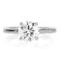 GIA 1.56 Carat H VVS2 Round Cut White Gold Solitaire Engagement Ring