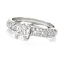 Tacori GIA Cushion Pave Diamond Platinum Engagement Ring 