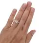 Tacori GIA Cushion Pave Diamond Platinum Engagement Ring 
