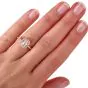 Cushion Halo GIA Diamond Rose Gold Engagement Ring