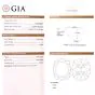 1.83cttw Cushion Halo GIA Diamond Rose Gold Engagement Ring