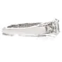 Tacori GIA Cushion Diamond Platinum Three Stone Engagement Ring 