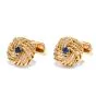 VCA Vintage Van Cleef & Aprels French Gold Cuff Links 