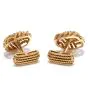 VCA Vintage Van Cleef & Aprels French Gold Cuff Links 