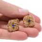 VCA Vintage Van Cleef & Aprels French Gold Cuff Links 