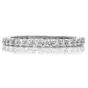 Diamond Eternity Platinum Band Ring Size 6
