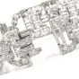Antique Art Deco Diamond Platinum Filigree Bracelet