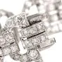 Antique Art Deco Diamond Platinum Filigree Bracelet