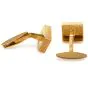 Estate Swiss Cube 18K Yellow Gold Men’s Cufflinks