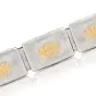 Buccellati Geminato Yellow Gold Silver Bracelet 