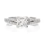 Tacori GIA Diamond Platinum Split Shank Engagement Ring 