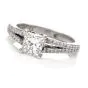 Tacori GIA Diamond Platinum Split Shank Engagement Ring 