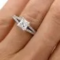 Tacori GIA Diamond Platinum Split Shank Engagement Ring 
