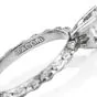 Tacori Diamond Platinum Eternity Engagement Semi-mount Ring