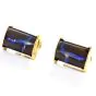 Estate Boulder Opal 18K Yellow Gold Men’s Cufflinks 