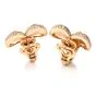 Roger Dubuis Diamond 18K Heart Clip On Earrings