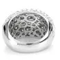 Estate Pave Diamond 18K Dome Cocktail Ring