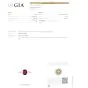 Natural GIA Ruby Diamond Platinum Engagement RIng