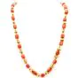 Vintage Red Coral 32 Inch 10K Strand Necklace