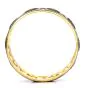 Vintage Durhan Black Diamond 24K/Silver Wide Bangle Bracelet