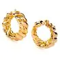 Vintage Van Cleef & Arpels 18K Yellow Gold Clip-On Hoop Earrings